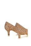 XY London 'Gwyneth' Pointed Toe Mid Stiletto Kitten Heel Court Shoes thumbnail 4
