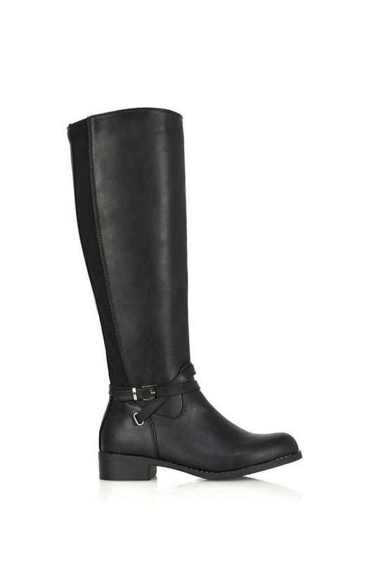 Boots | 'Everly' Flat Knee High Riding Style Boots | XY London