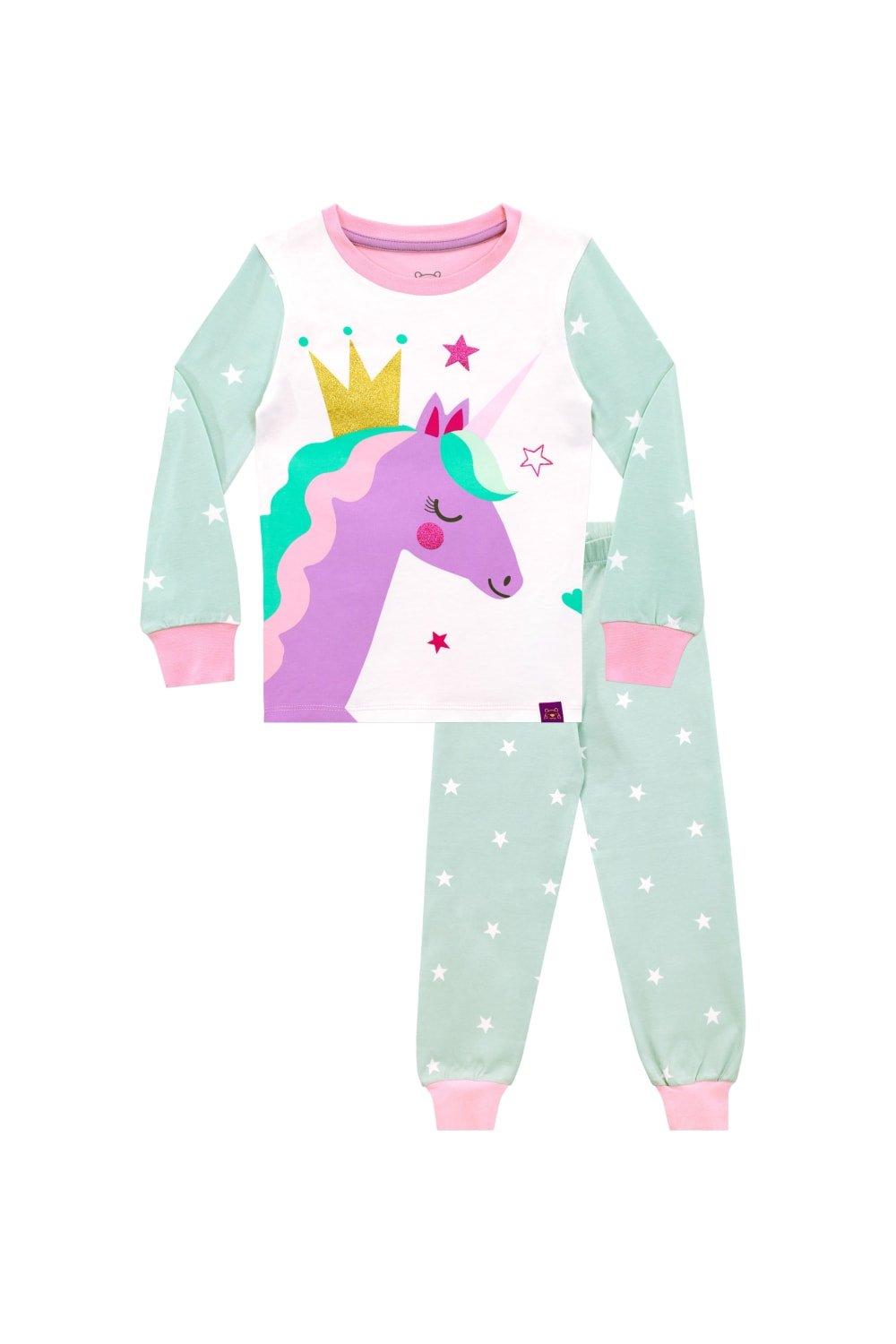 Unicorn Crown Cosy Snuggle Fit Pyjamas