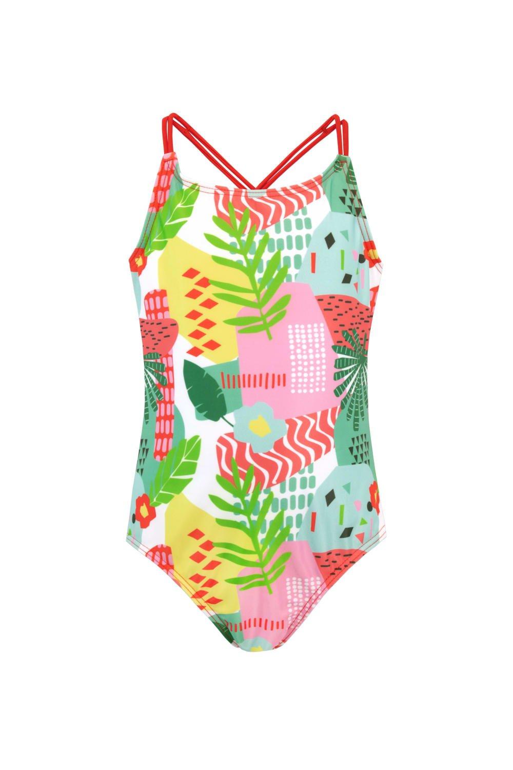 Tropical Pattern Swimsuit