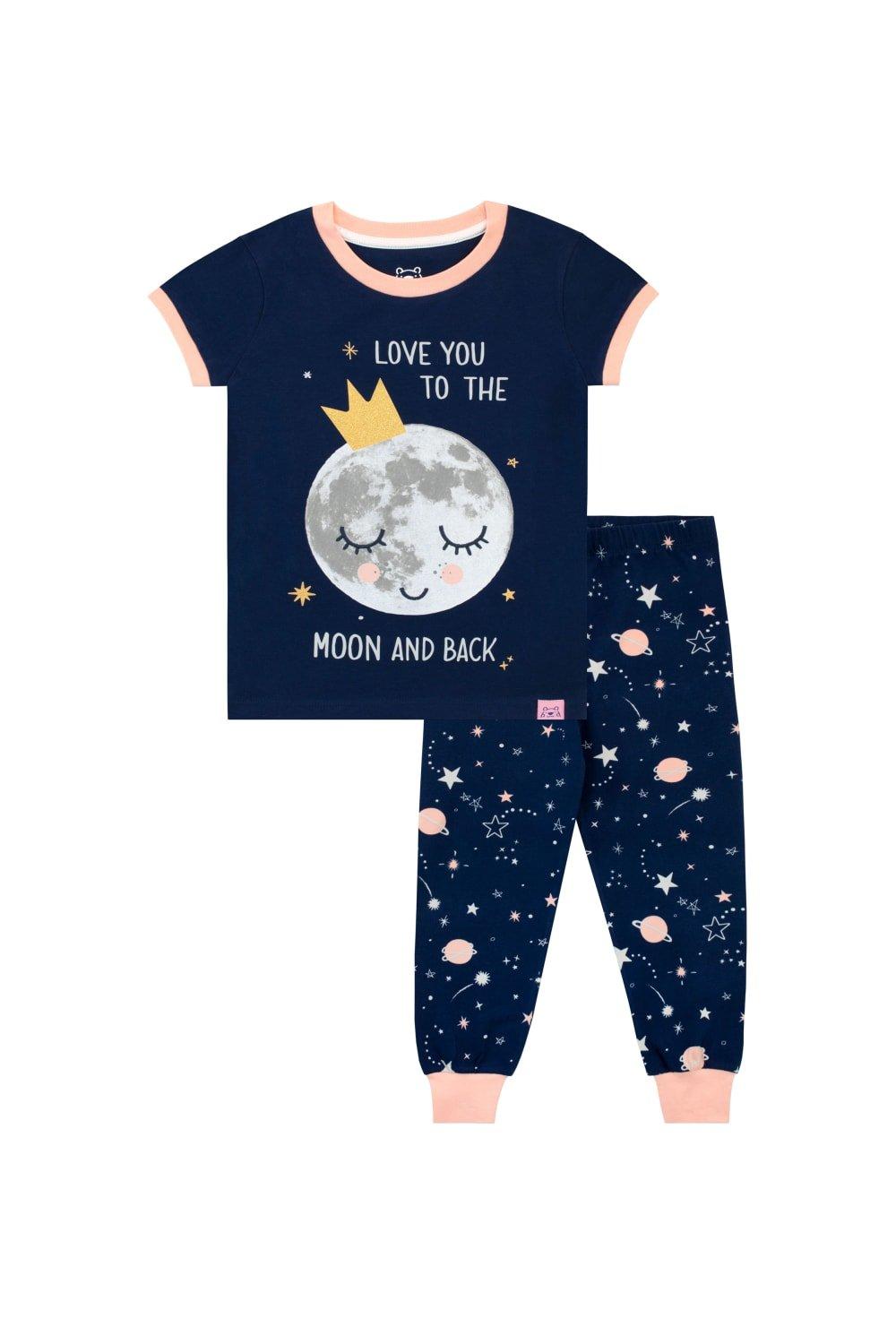 Moon Slogan Cosy Snuggle Fit Pyjamas