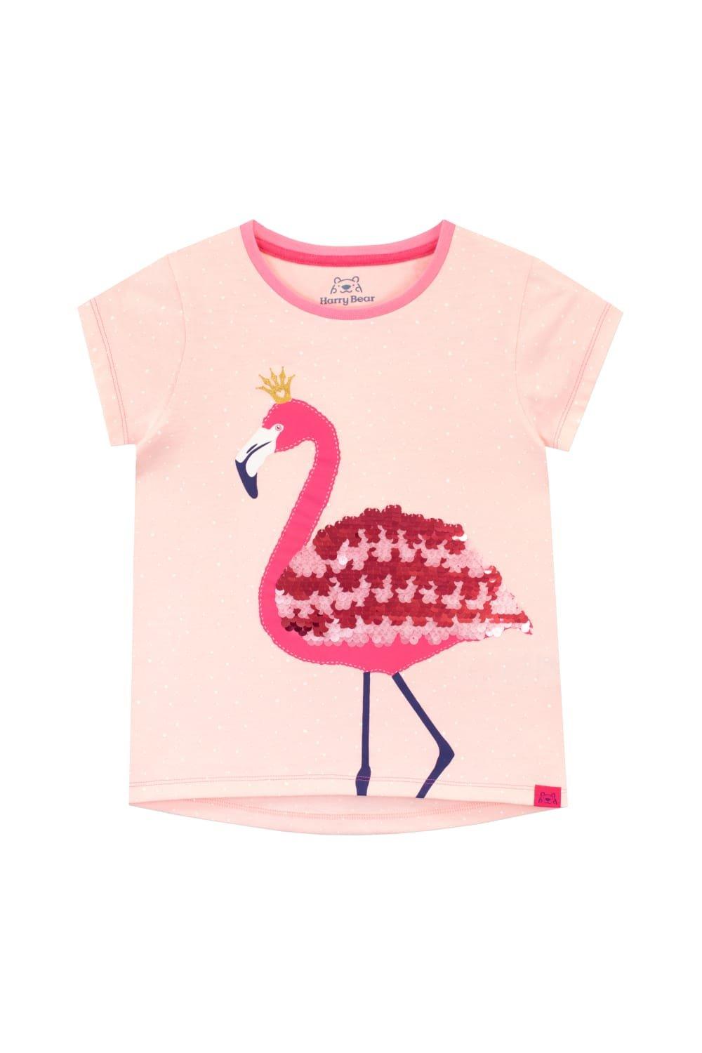 Flamingo Sequin T-Shirt