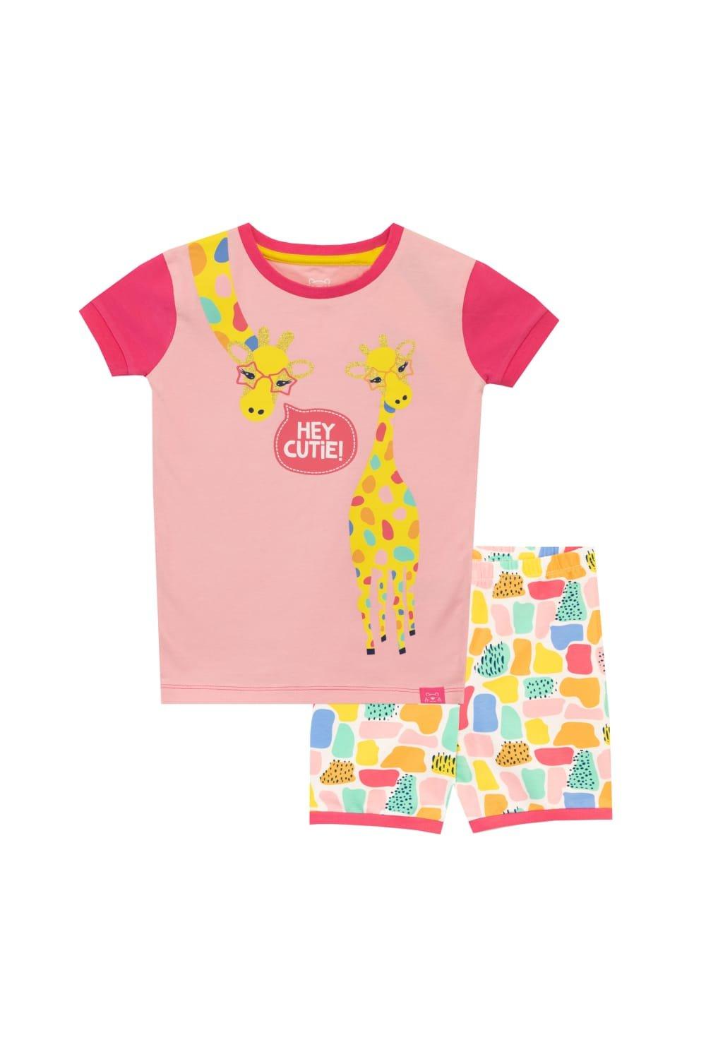 Hey Cutie Giraffe Short Pyjamas