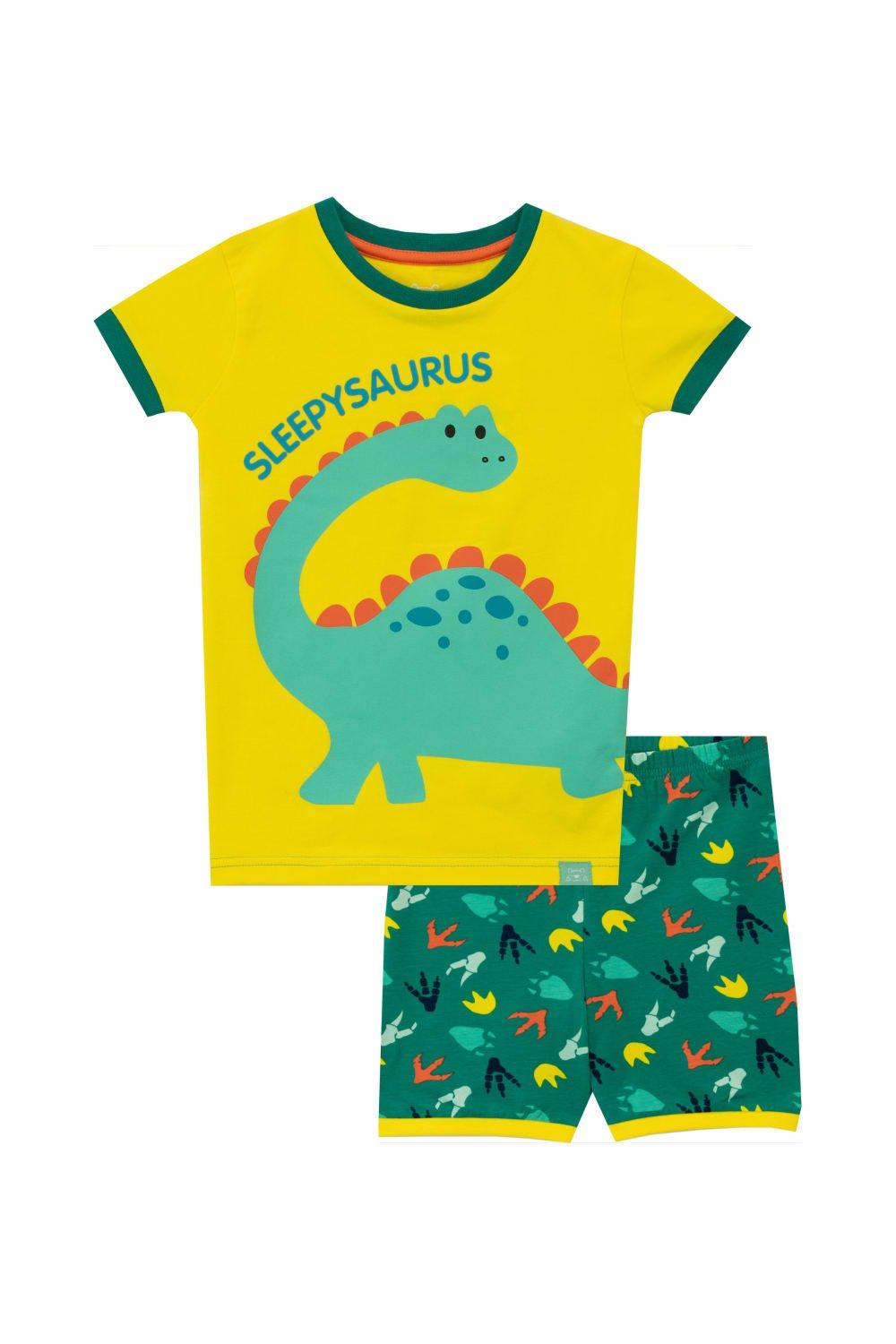 Sleepysaurus Short Cosy Snuggle Fit Pyjamas