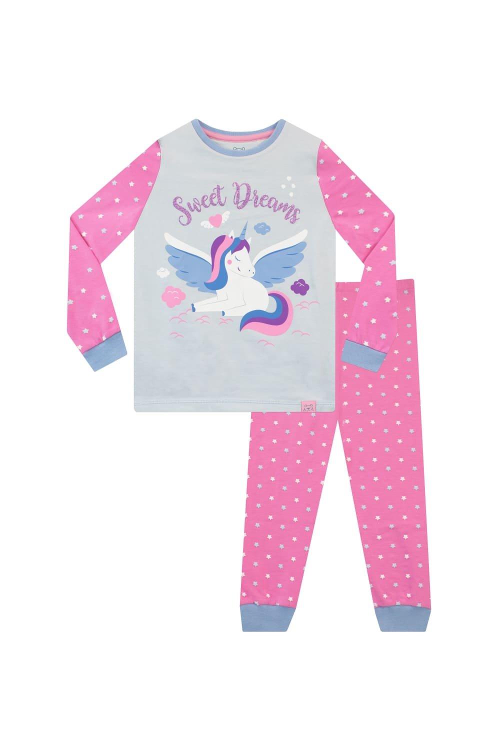 Sweet Dreams Unicorn Cosy Snuggle Fit Pyjamas