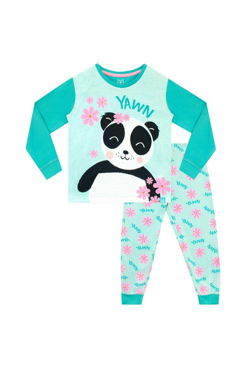 Flower Panda Print Pyjamas