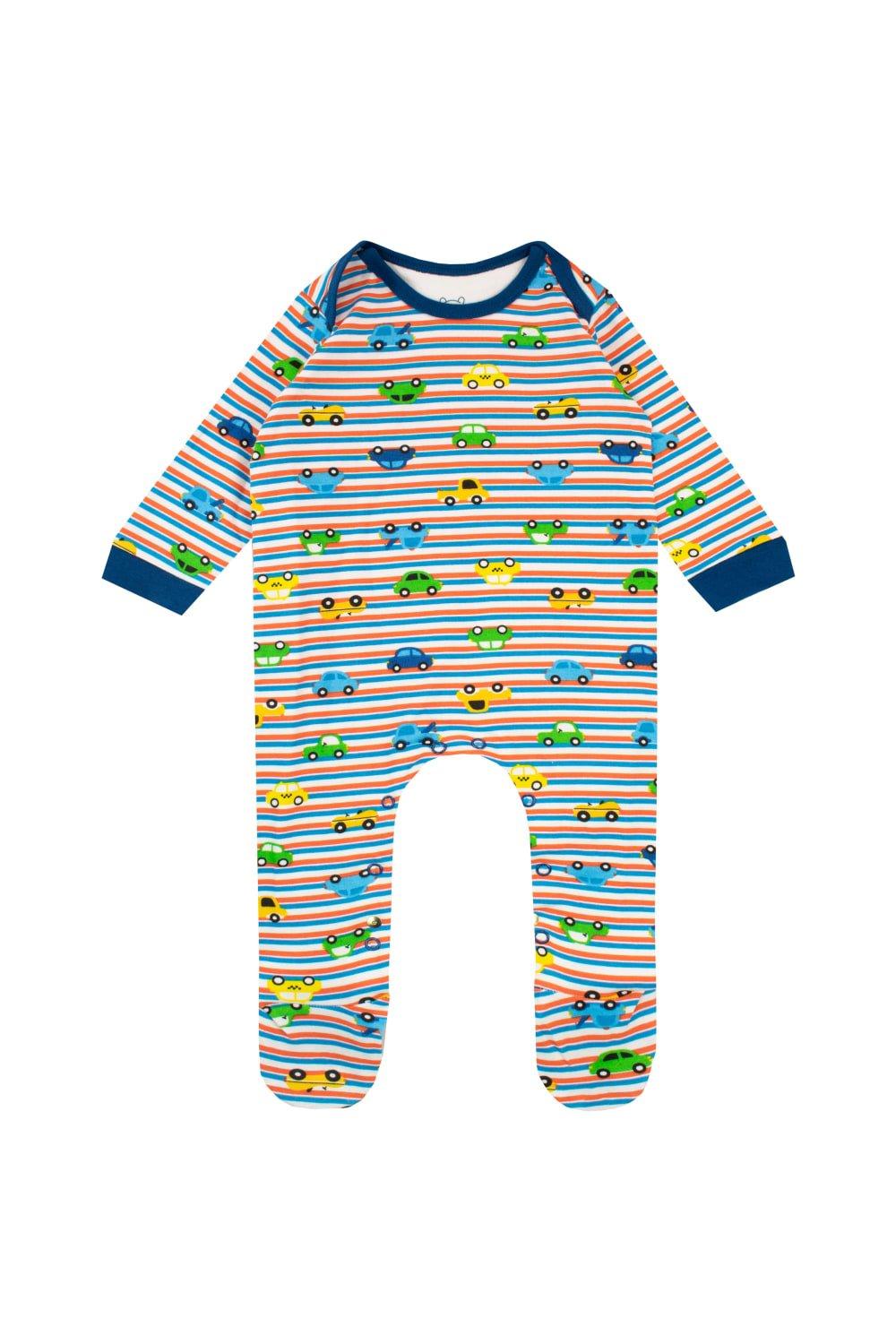 Baby Car Stripe Sleepsuit