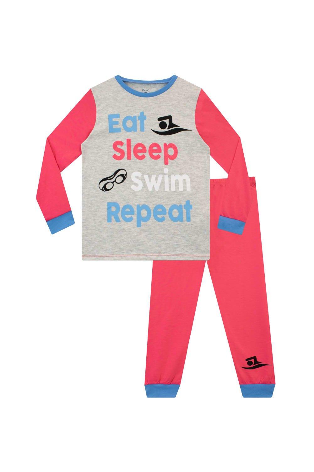 Eat Sleep Repeat Swim Pyjamas