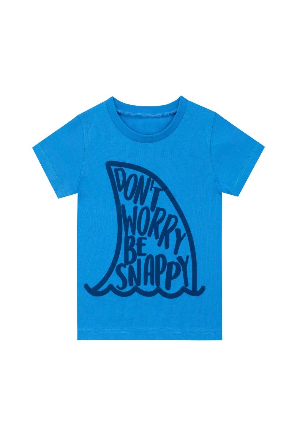Don’t Worry Be Snappy Shark Fin T-Shirt
