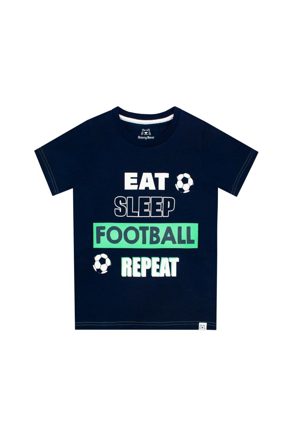 Eat Sleep Repeat Football T-Shirt