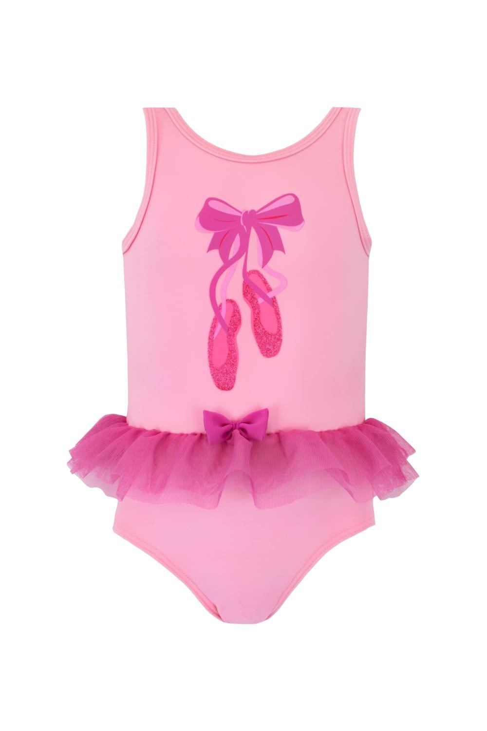 Pink Bow Ballerina Swimsuit