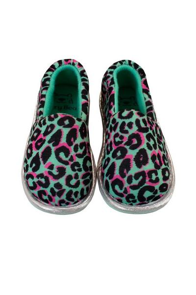 Glitter Leopard Slippers