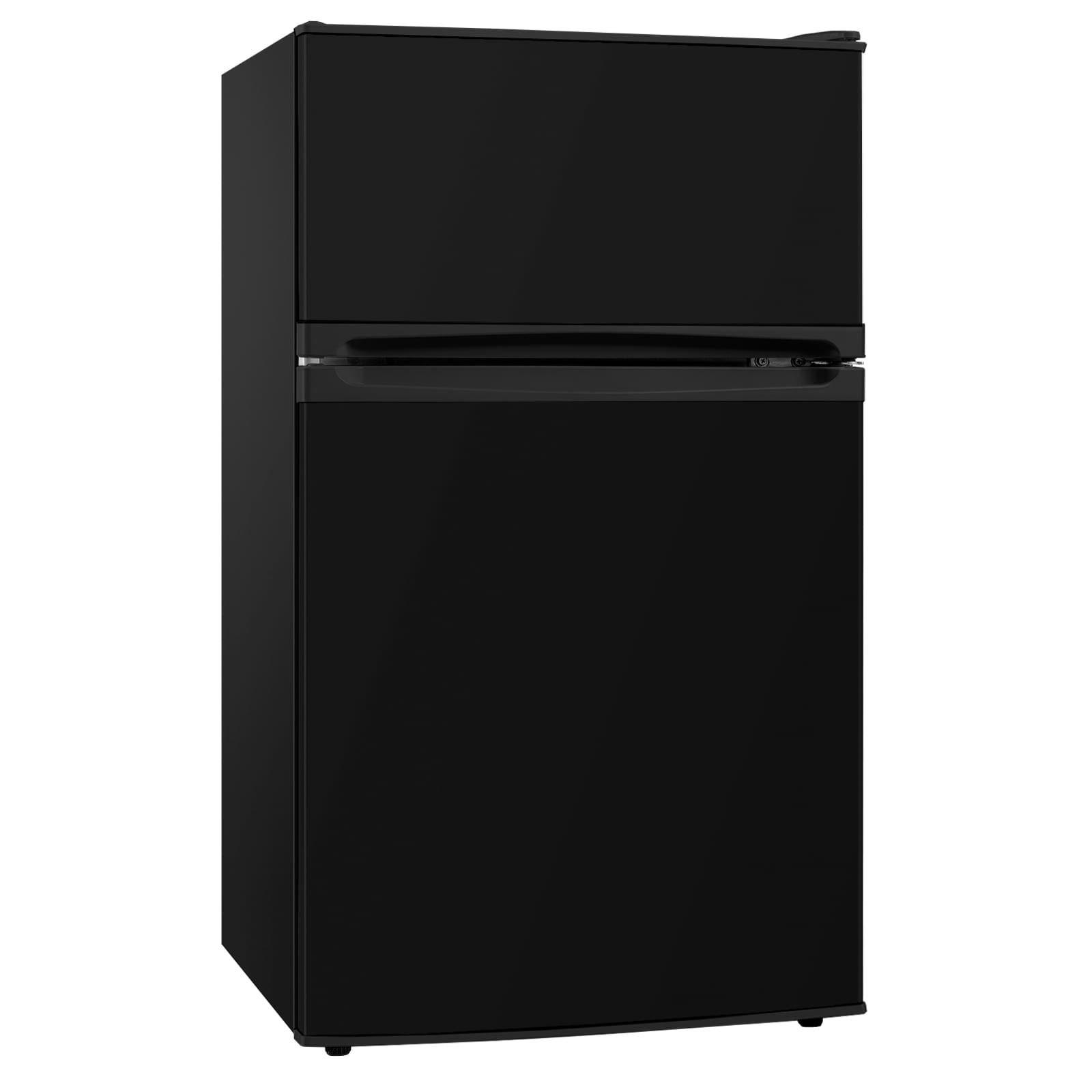 88L Black Freestanding Under Counter 2 Door Fridge Freezer- UFF01BL
