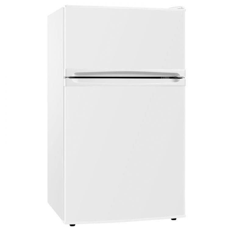 88L White Freestanding Under Counter 2 Door Fridge Freezer- UFF01WH