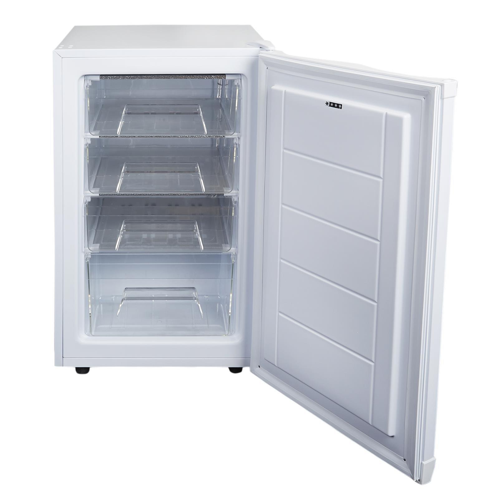 UCF50WH 50cm White Freestanding Under Counter Freezer 80L
