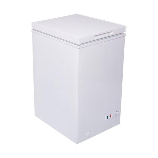 SIA 48cm Freestanding Slimline Compact White Chest Freezer CHF100WH 4