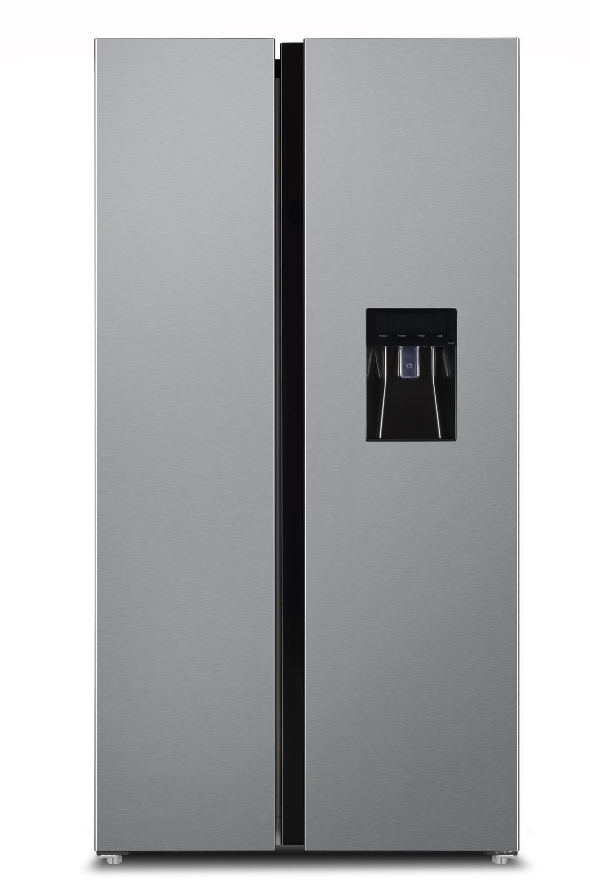 2 Door Fridge Freezer In Silver, 627L SAFF646IX