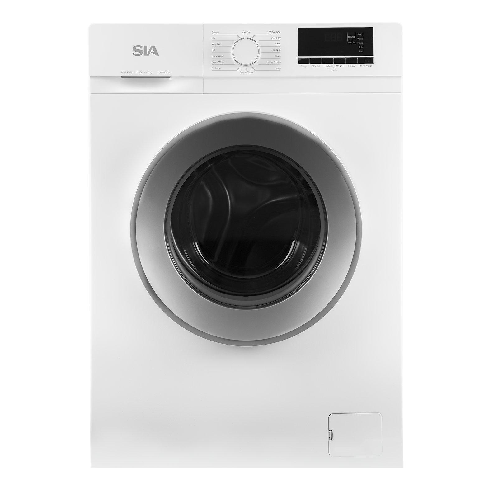 7kg 1200RPM Washing Machine, 16 Programs  - SWM72KW