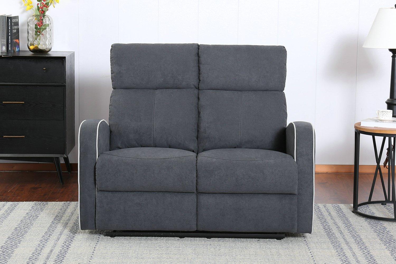Boston Fabric Recliner 2 Seater Sofa