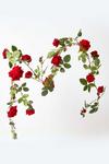 Homescapes Artificial Rose Flower Garland, 180 cm thumbnail 4