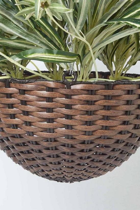Homescapes Artificial Hanging Basket Spider Plant, 60 cm 4