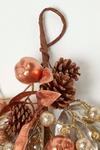 Homescapes Champagne Pinecone & Apples Christmas Teardrop Swag thumbnail 3