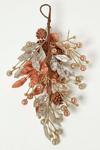 Homescapes Champagne Pinecone & Apples Christmas Teardrop Swag thumbnail 4