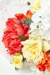 Homescapes Poppy & Rose Orange and Yellow Artificial Bouquet thumbnail 4