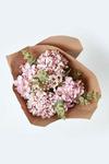 Homescapes Pom & Daisy Pink Artificial Bouquet in Brown Paper thumbnail 6