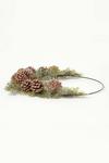 Homescapes Pinecone & Green Fir Wire Christmas Wreath thumbnail 3