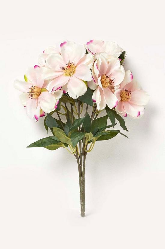Homescapes Set of 2 Pink and Cream Artificial Magnolia Bouquet Arrangements 2