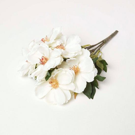 Homescapes Set of 2 Pink and Cream Artificial Magnolia Bouquet Arrangements 5