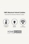 Homescapes Thermal 100% Blackout Velvet Curtains thumbnail 6