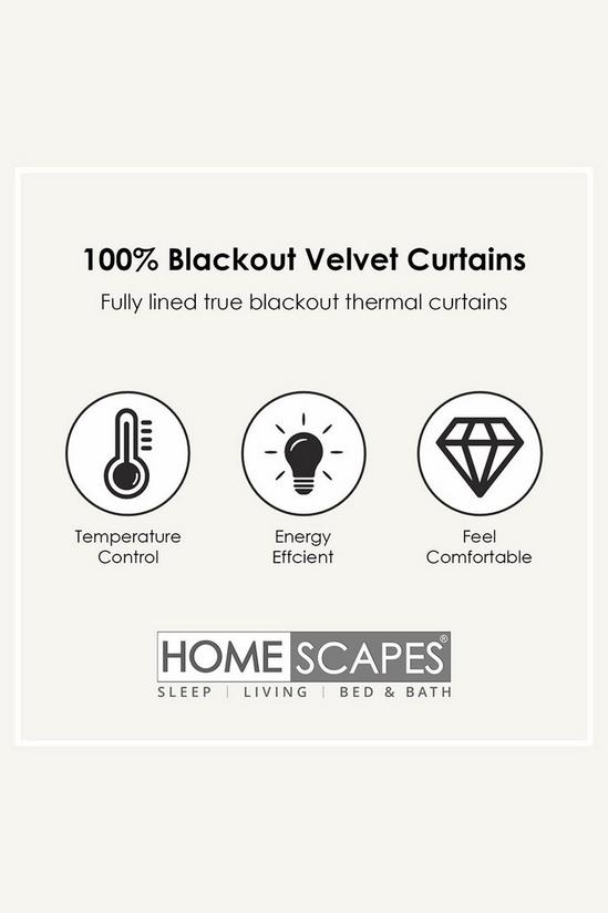 Homescapes Thermal 100% Blackout Velvet Curtains 6