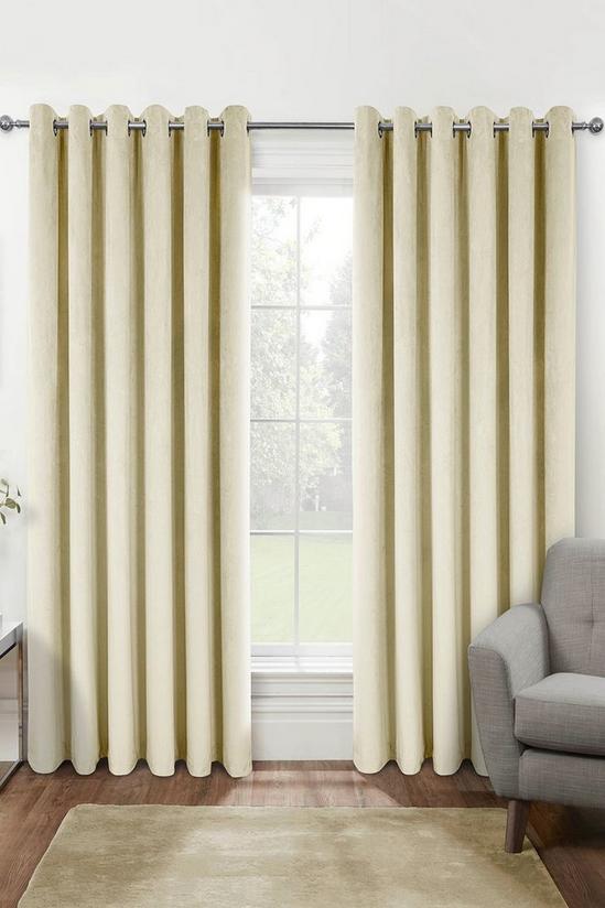 Homescapes Thermal 100% Blackout Velvet Curtains 1