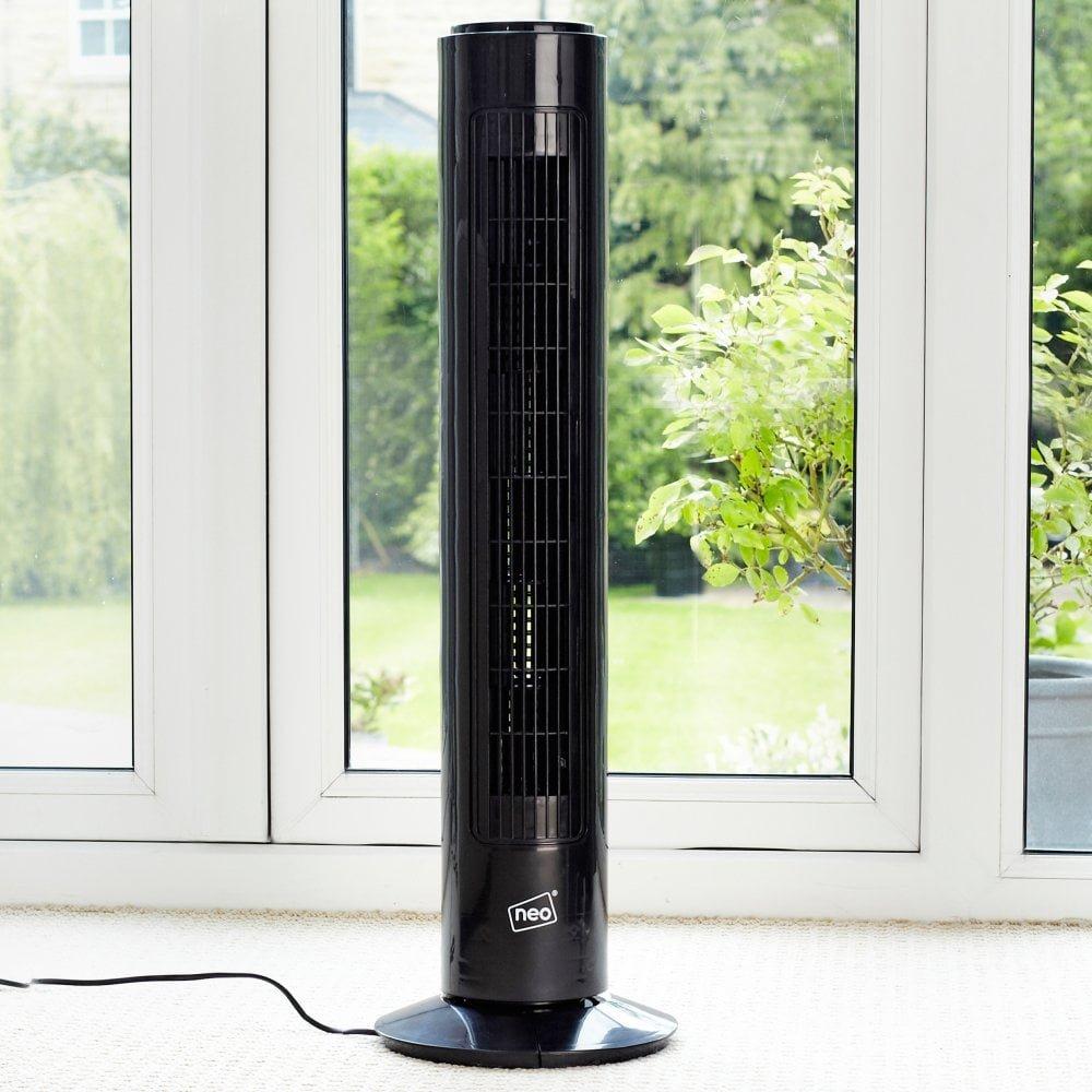 29'' 3 Speed Oscillating Free Standing Tower Fan