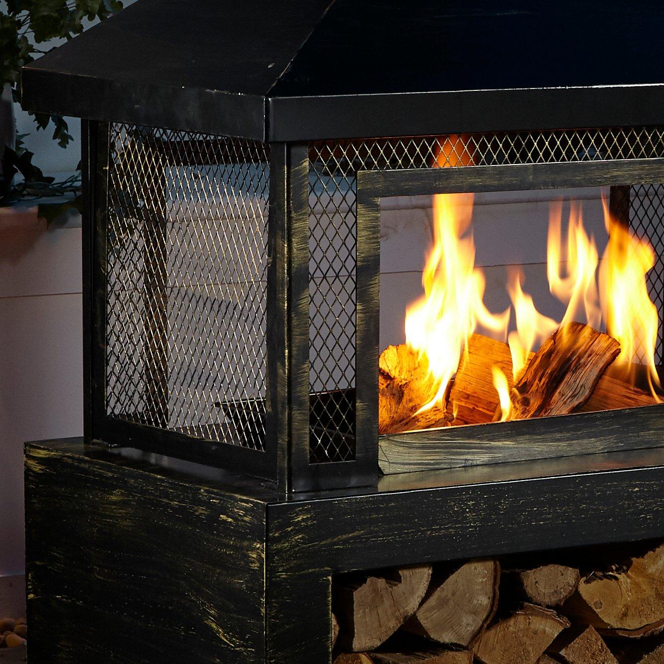 Image of Save 40%: Black Outdoor Fire Pit

