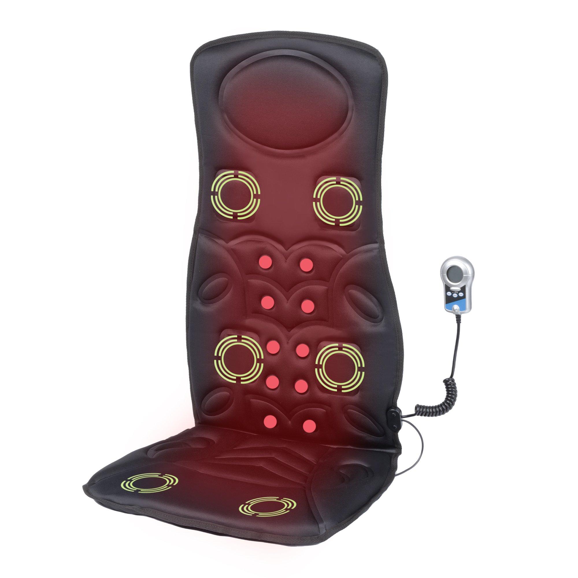 Deluxe Heated Car Back Massager with Remote