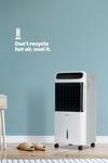 LIVIVO 12L Digital Evaporative Air Cooler with Remote Control & Timer  - White/80W thumbnail 2