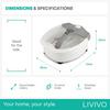 LIVIVO Deluxe Foot Spa with Infrared Sanitising Light thumbnail 6