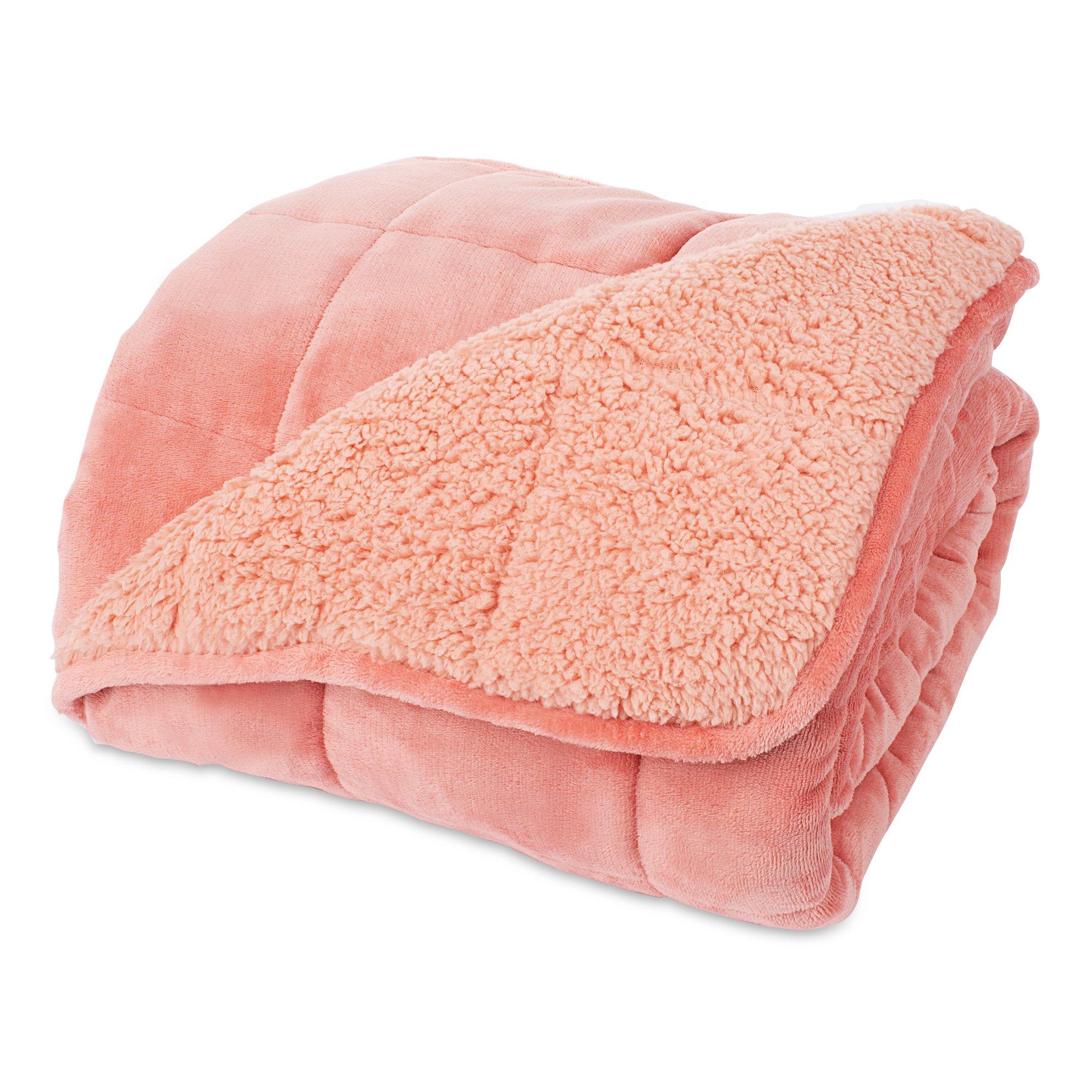 Weighted Sherpa Throw Blanket