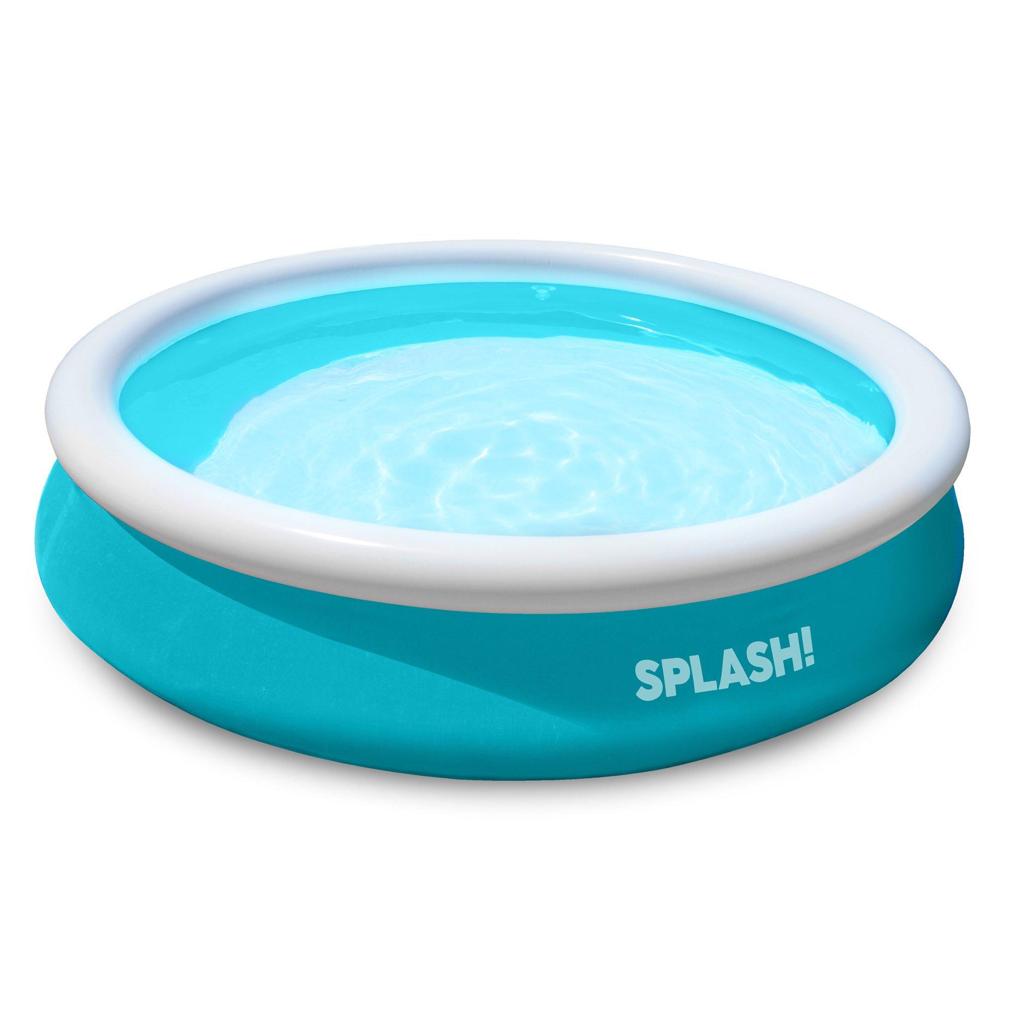 AquaRing Inflatable Round Pool - 6/8/10ft