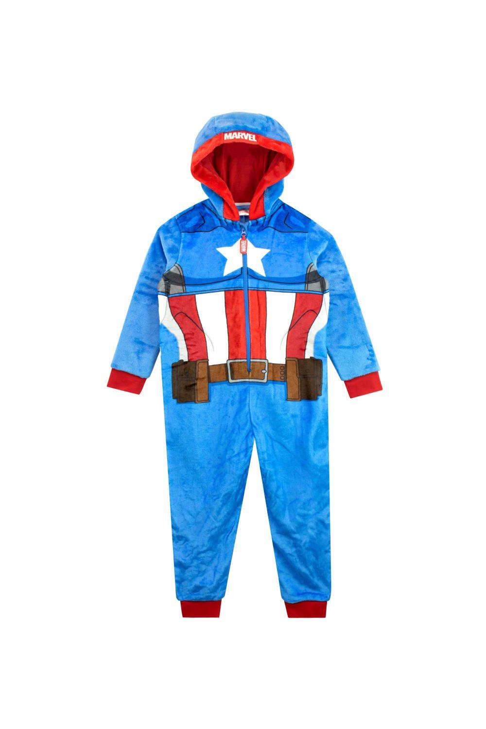 Avengers Captain America Fleece Onesie All In One