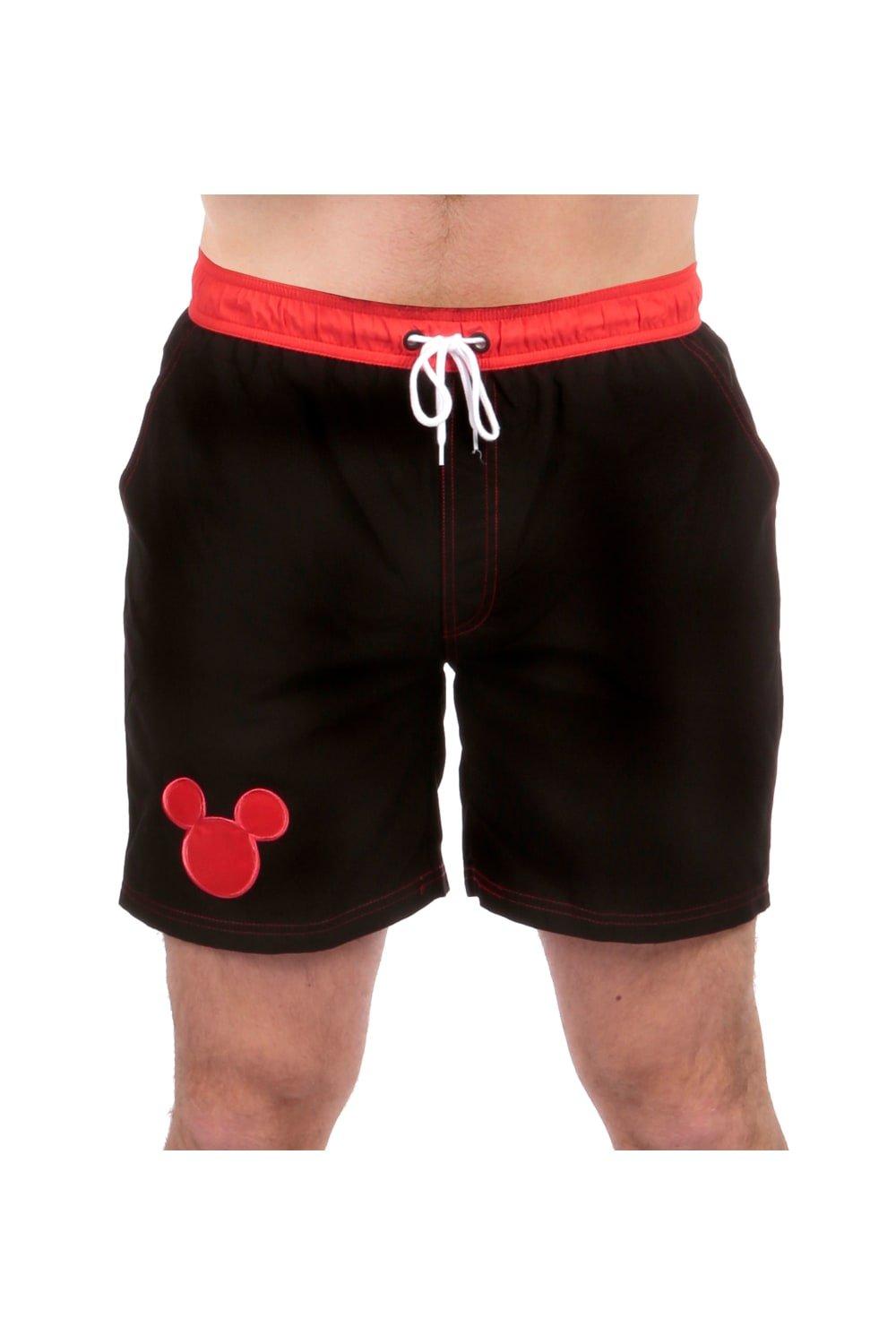 Mickey Mouse Swim Shorts With Pockets