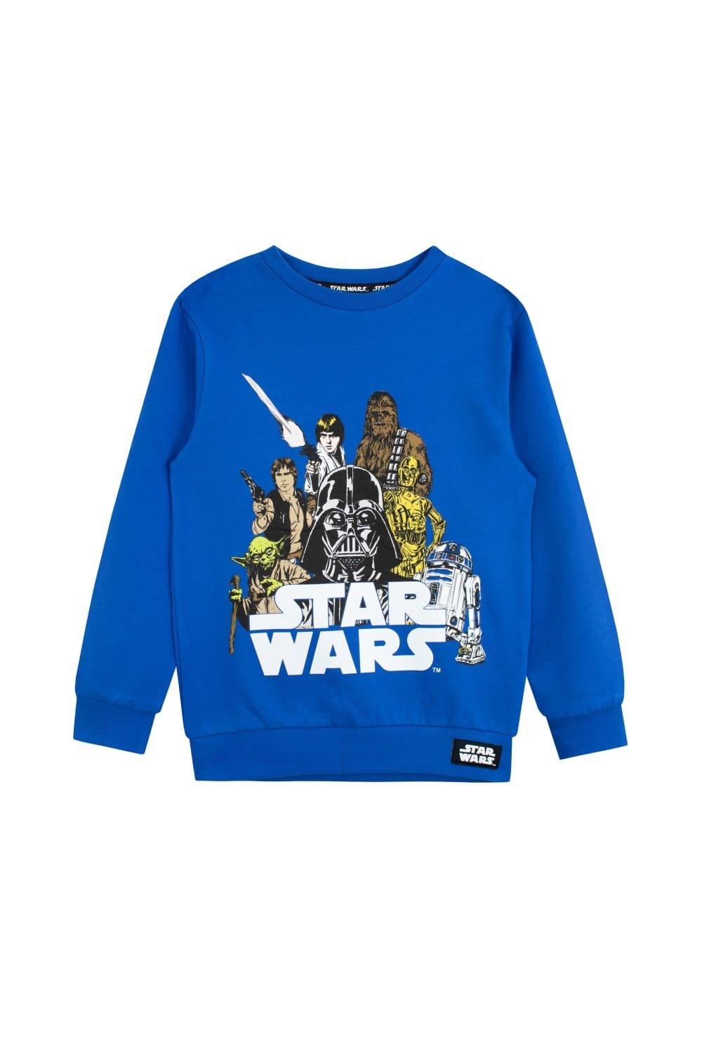 Darth Vader Yoda Chewbacca and R2D2 Sweatshirt