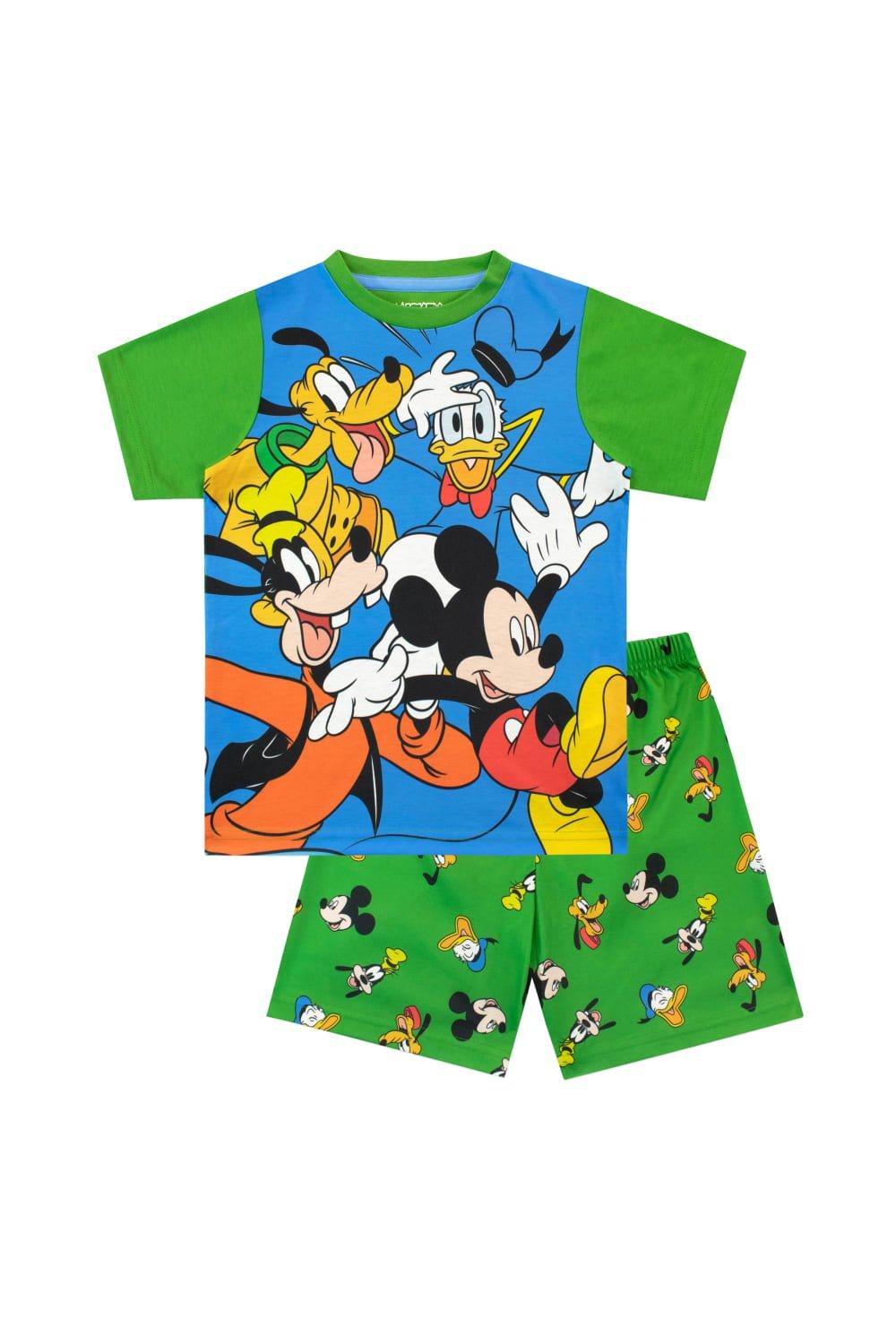 Mickey Mouse Donald Duck and Pluto Short Pyjamas