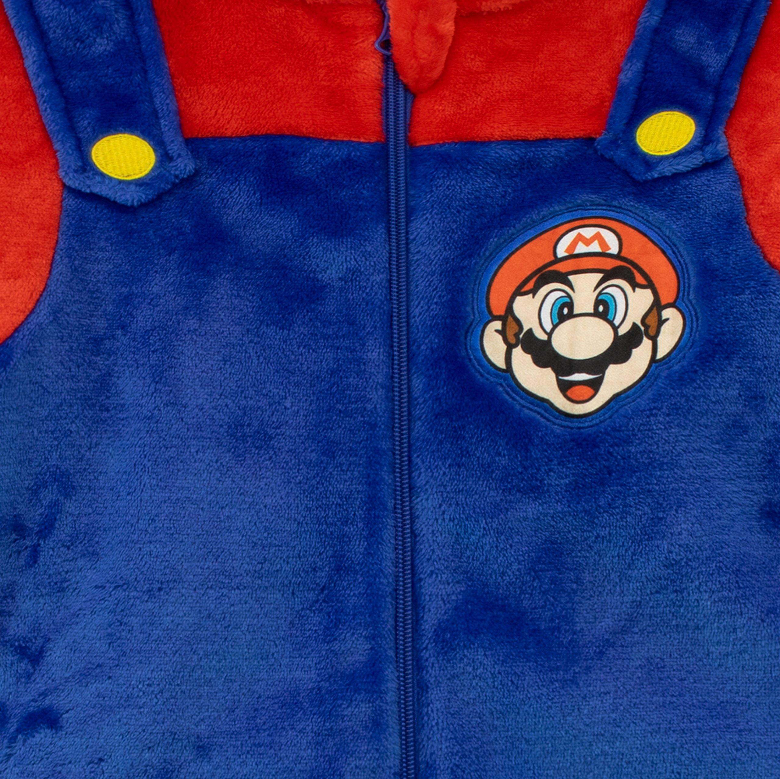 Nightwear Onesie Fleece All In One Super Mario