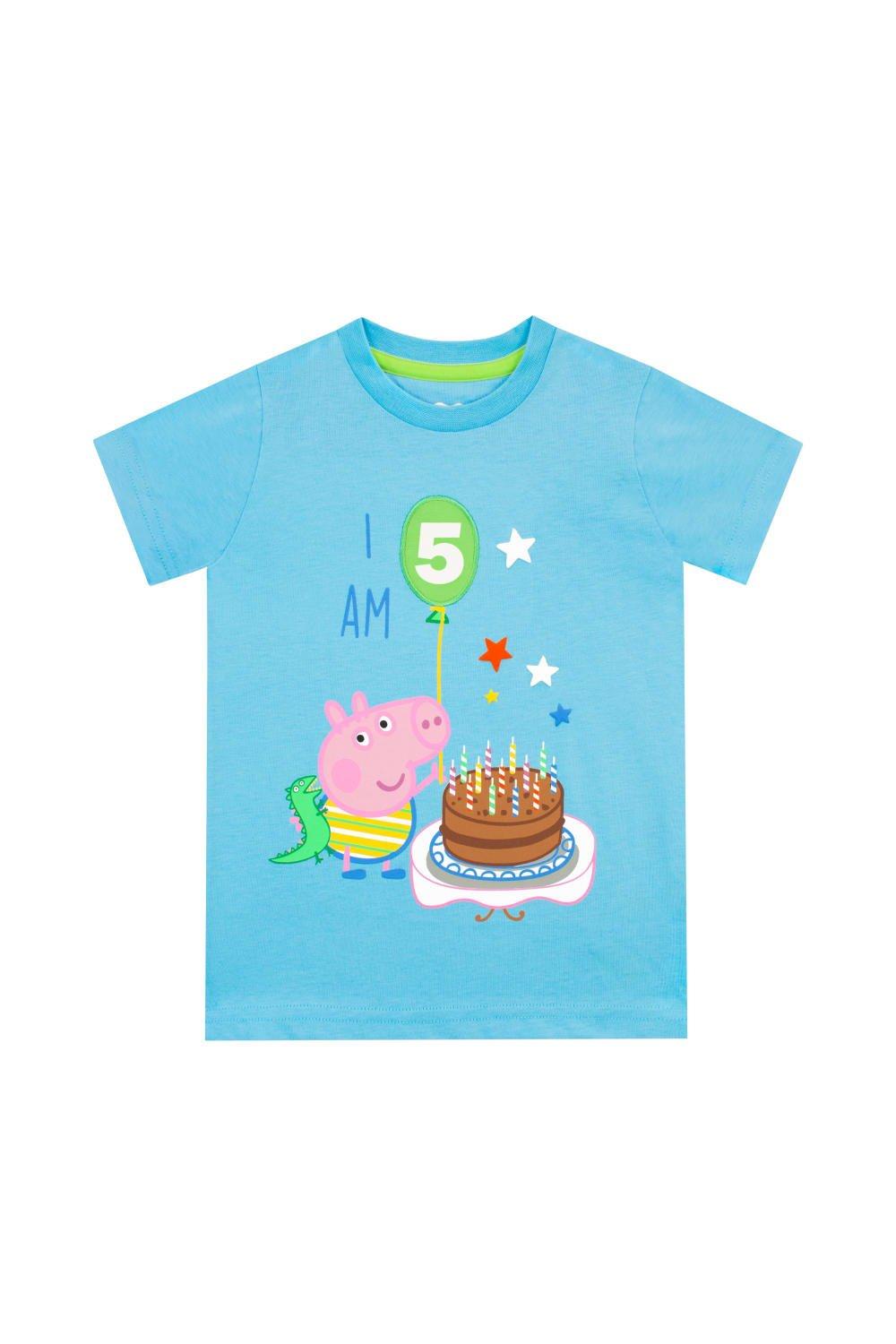 I Am 5 George Pig Birthday T-Shirt