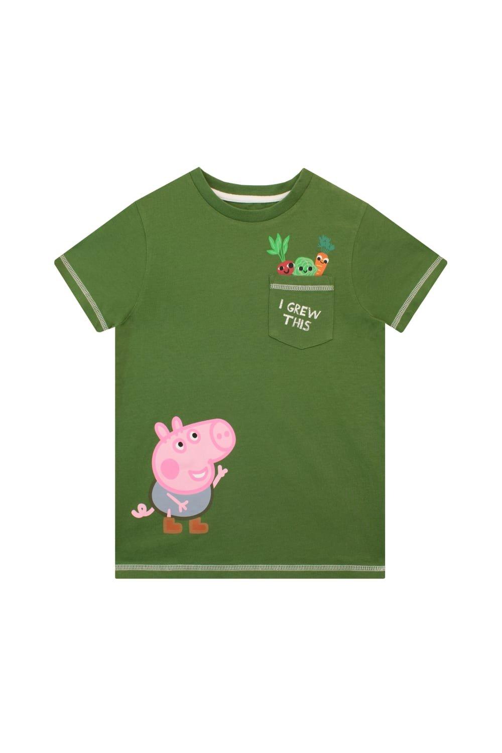 I Grew This Sustainable George Pig T-Shirt