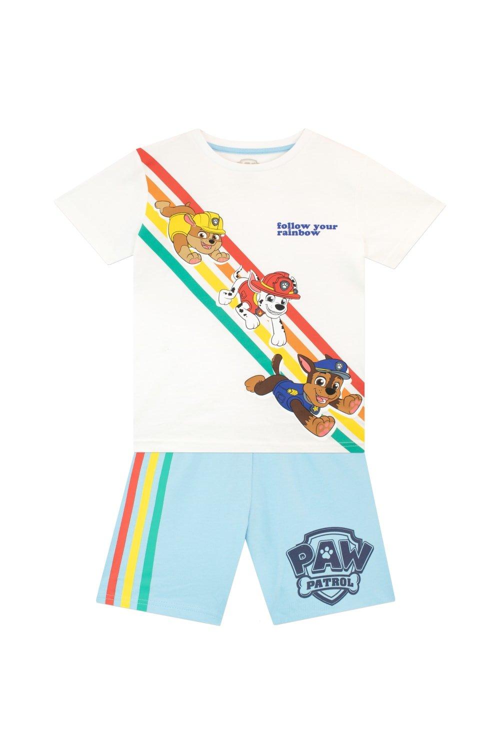 Rubble Marshall and Chase Rainbow T-Shirt And Short Set